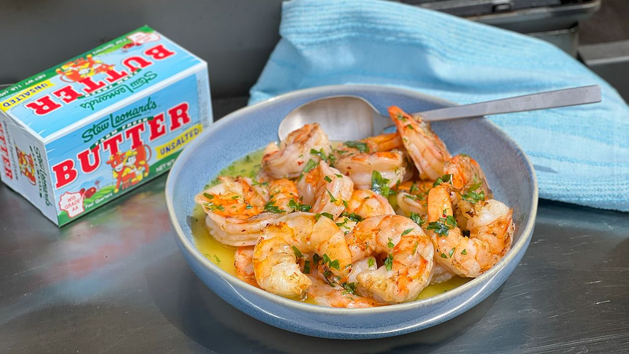 Grilled Garlic-Red Pepper Shrimp