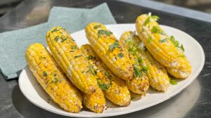Grilled Corn With Lemon-Pepper Butter