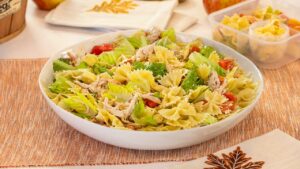 Easy Rotisserie Chicken & Pasta Salad