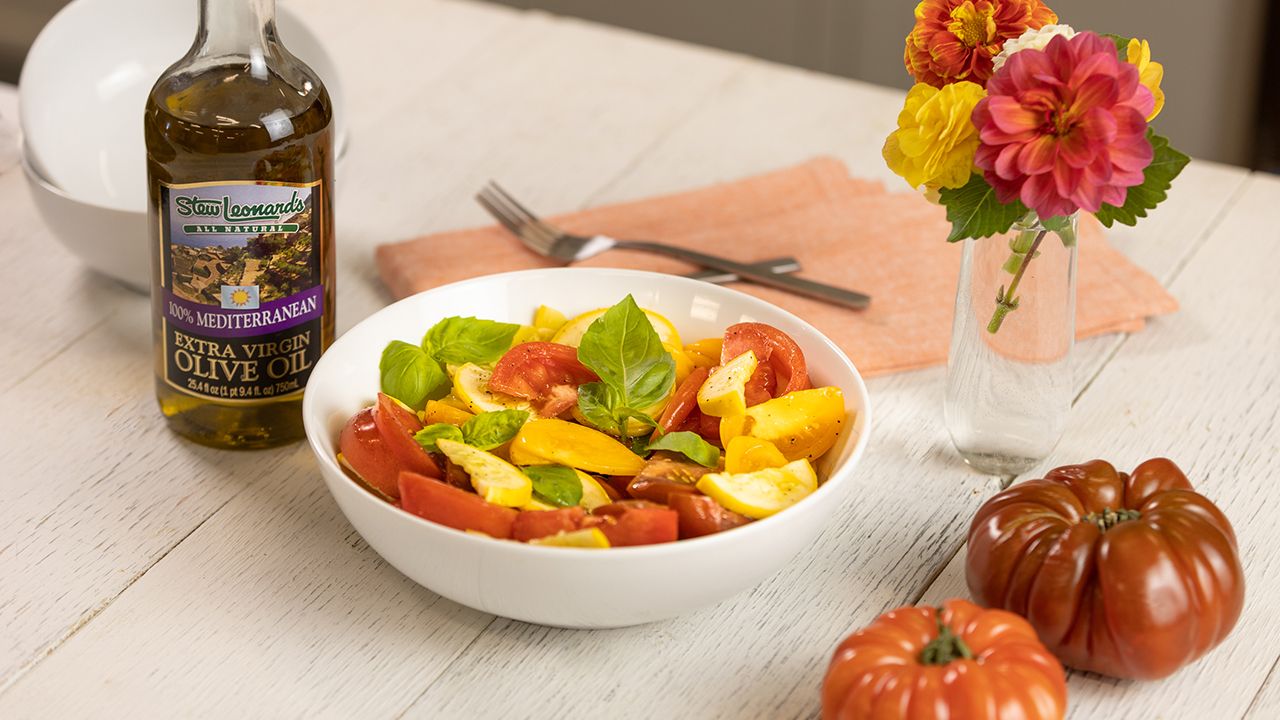 Heirloom Tomato & Yellow Squash Salad