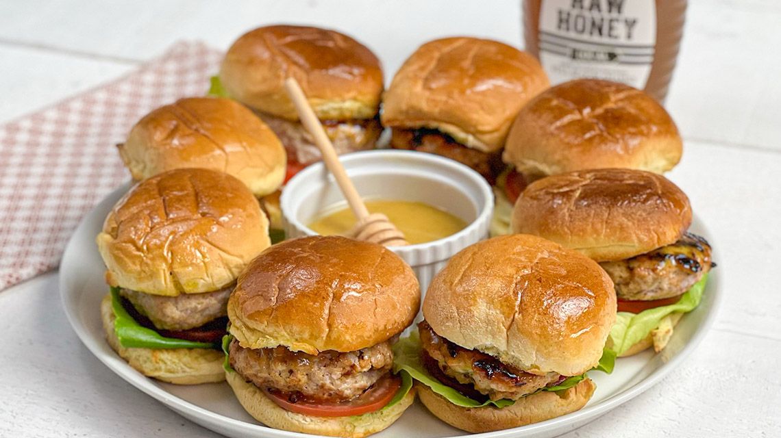 Honey-Mustard Chicken Sliders