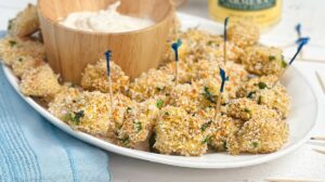 Crispy Parmesan Fish Bites