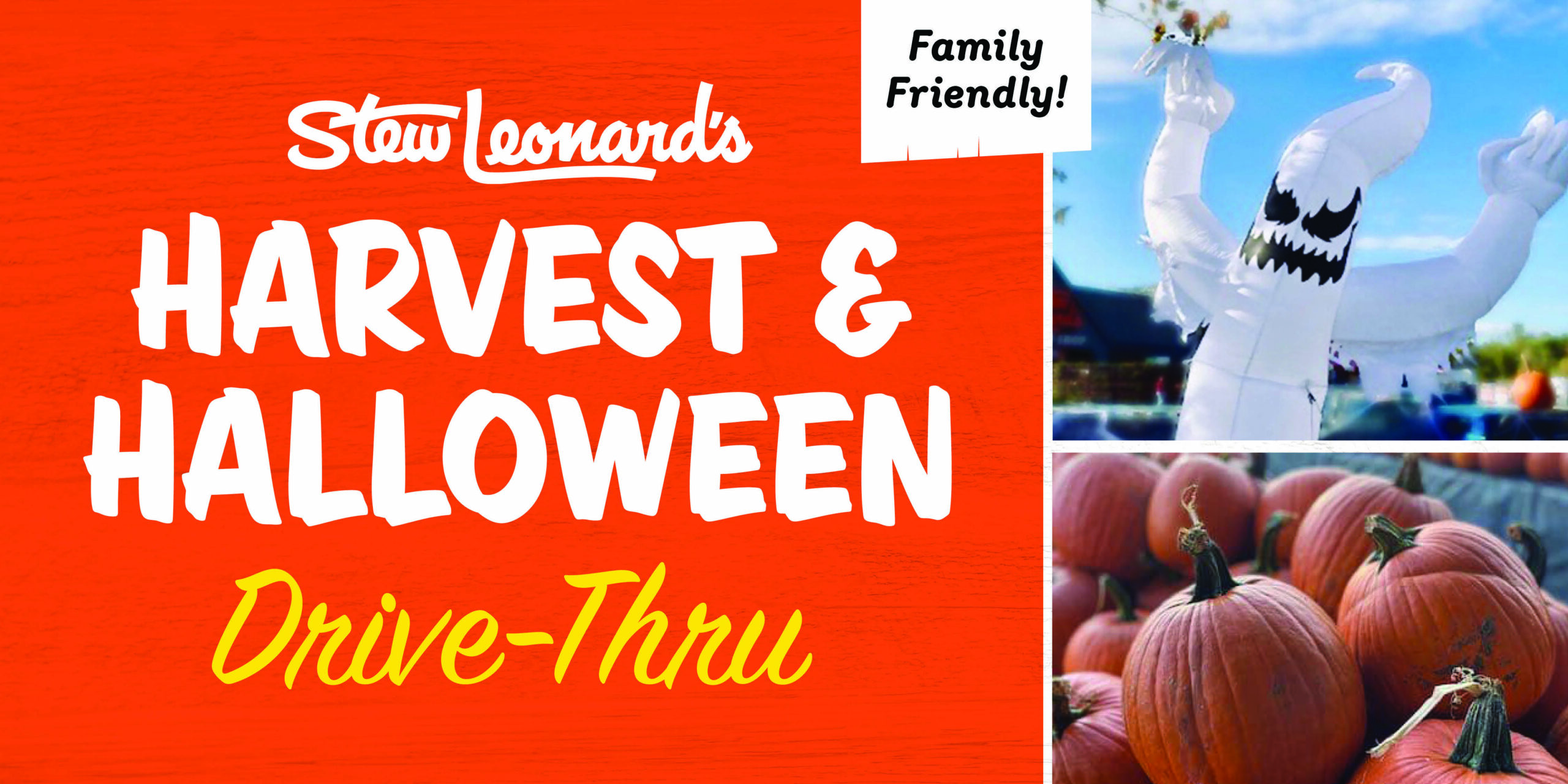 Harvest and Halloween Drive Through at Stew Leonard’s in Newington