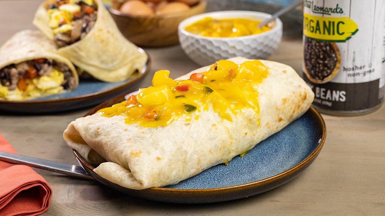 Sausage & Eggs Breakfast Burritos