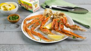 Snow Crab with Parsley-Butter Sauce