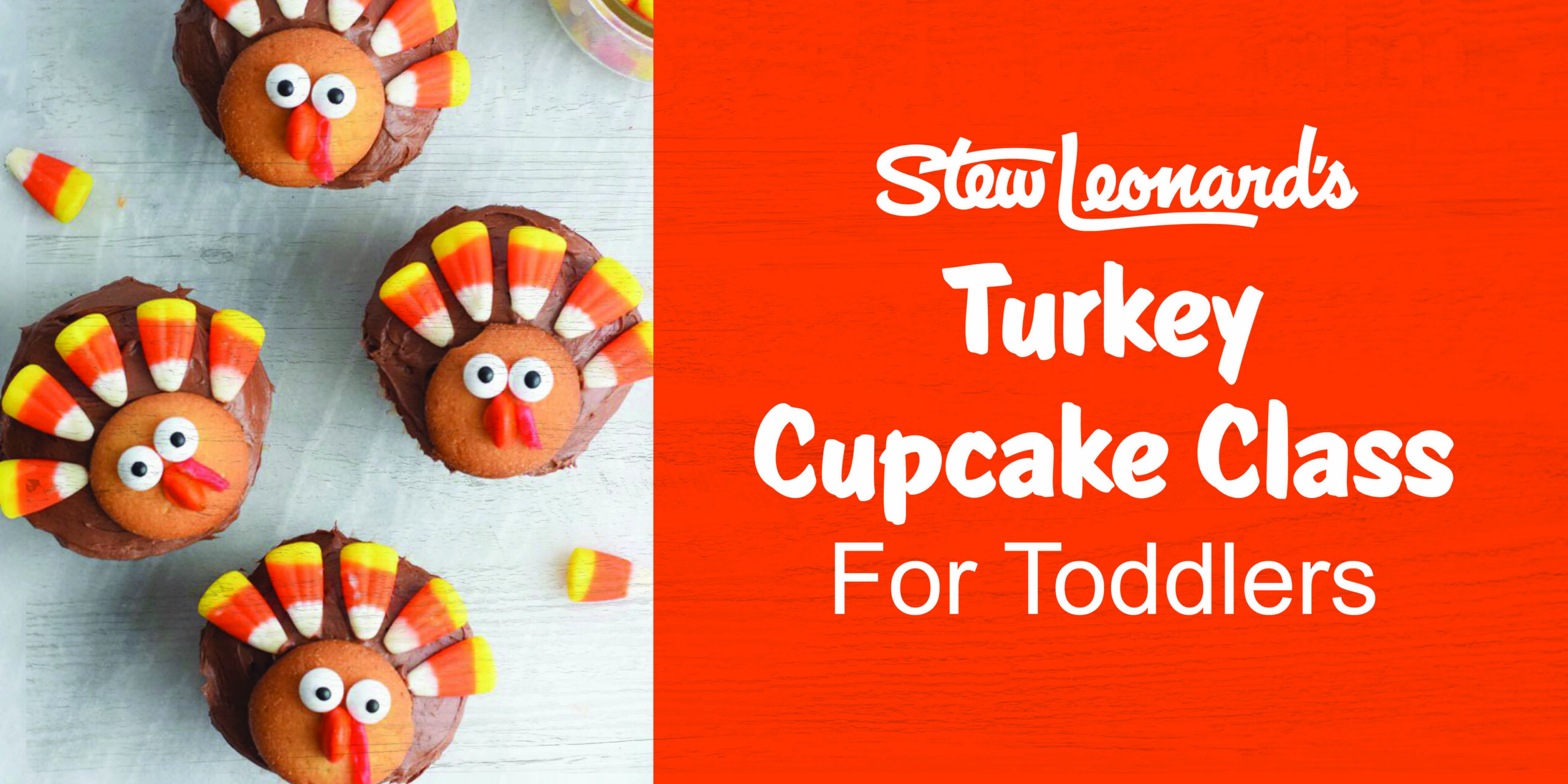 Turkey-Themed Cupcakes Class for Toddlers
