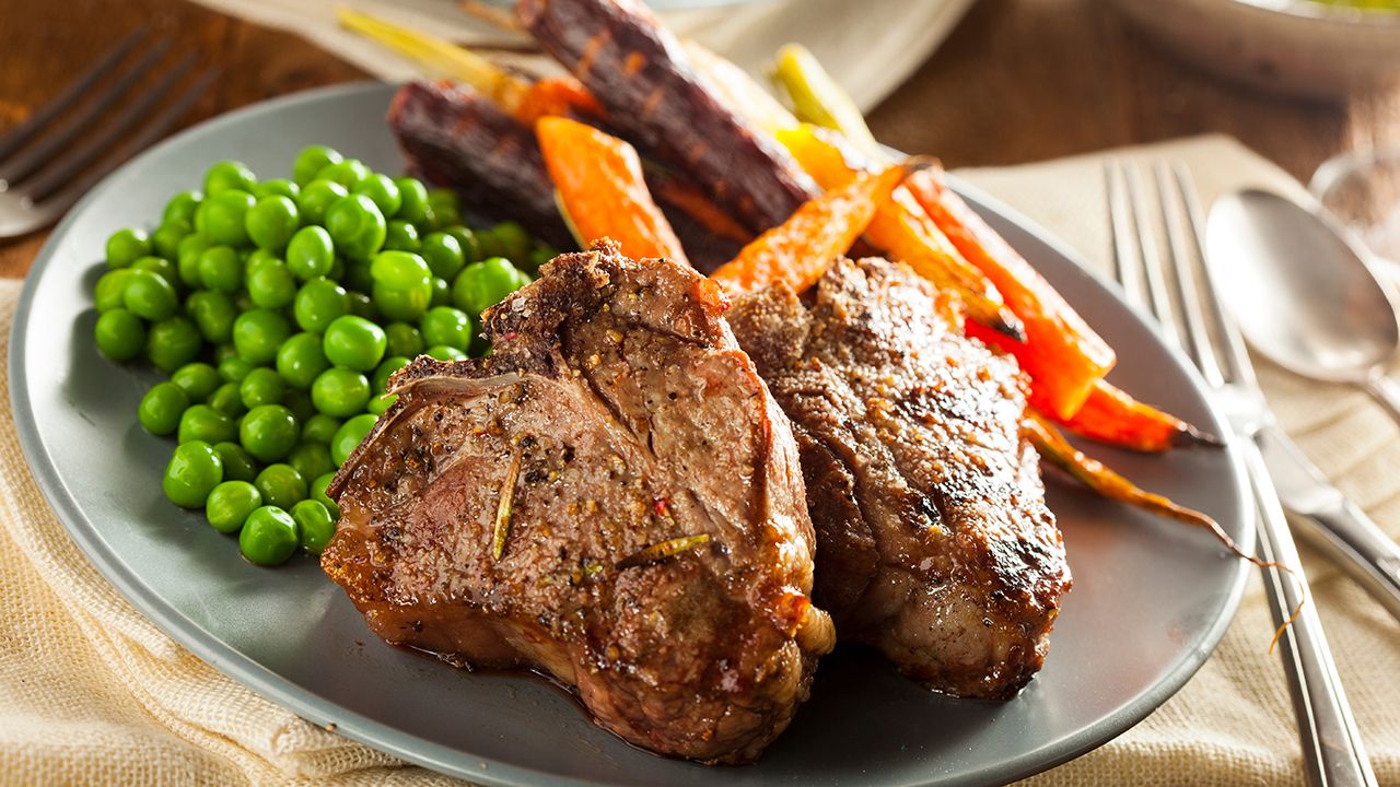 Marinated & Pan-Seared Lamb Shoulder Chops