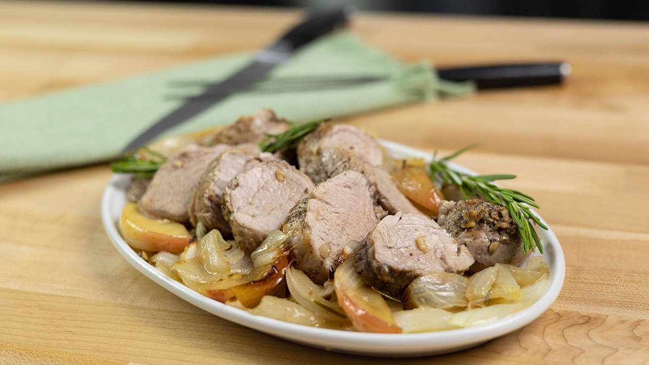 One-Pan Juicy Roast Pork Tenderloin