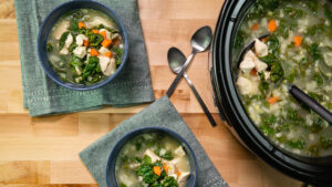 Immunity Boosting Slow-Cooker Lemon Chicken Soup