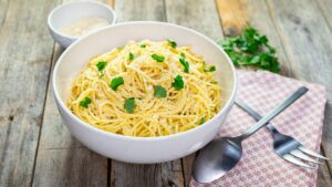 Spaghetti with Lemon and Parmesan