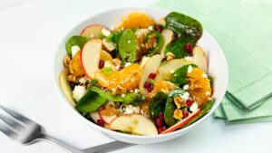 Spinach and Sumo Citrus Salad with Feta