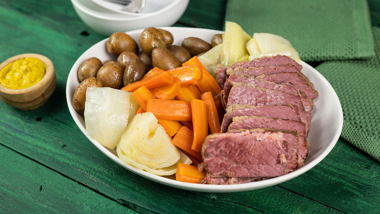 Dutch Oven Corned Beef and Cabbage