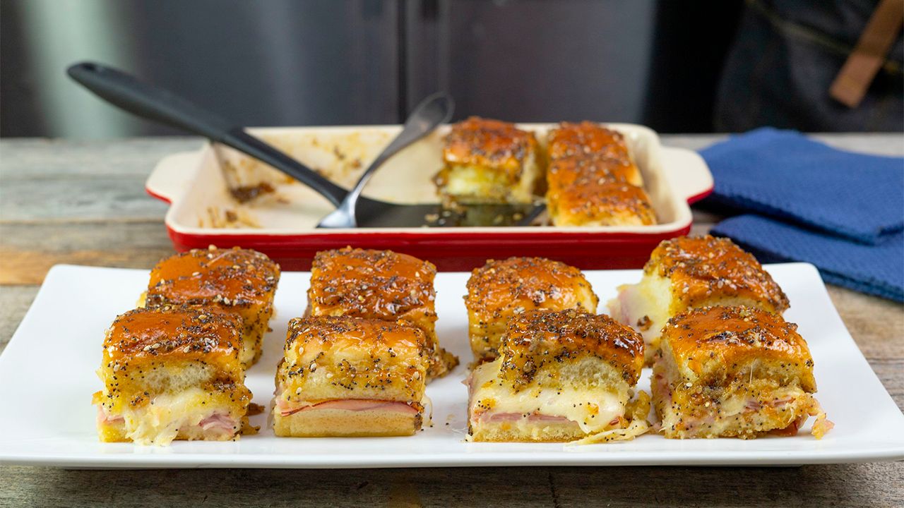 Honey Ham and Swiss Sliders