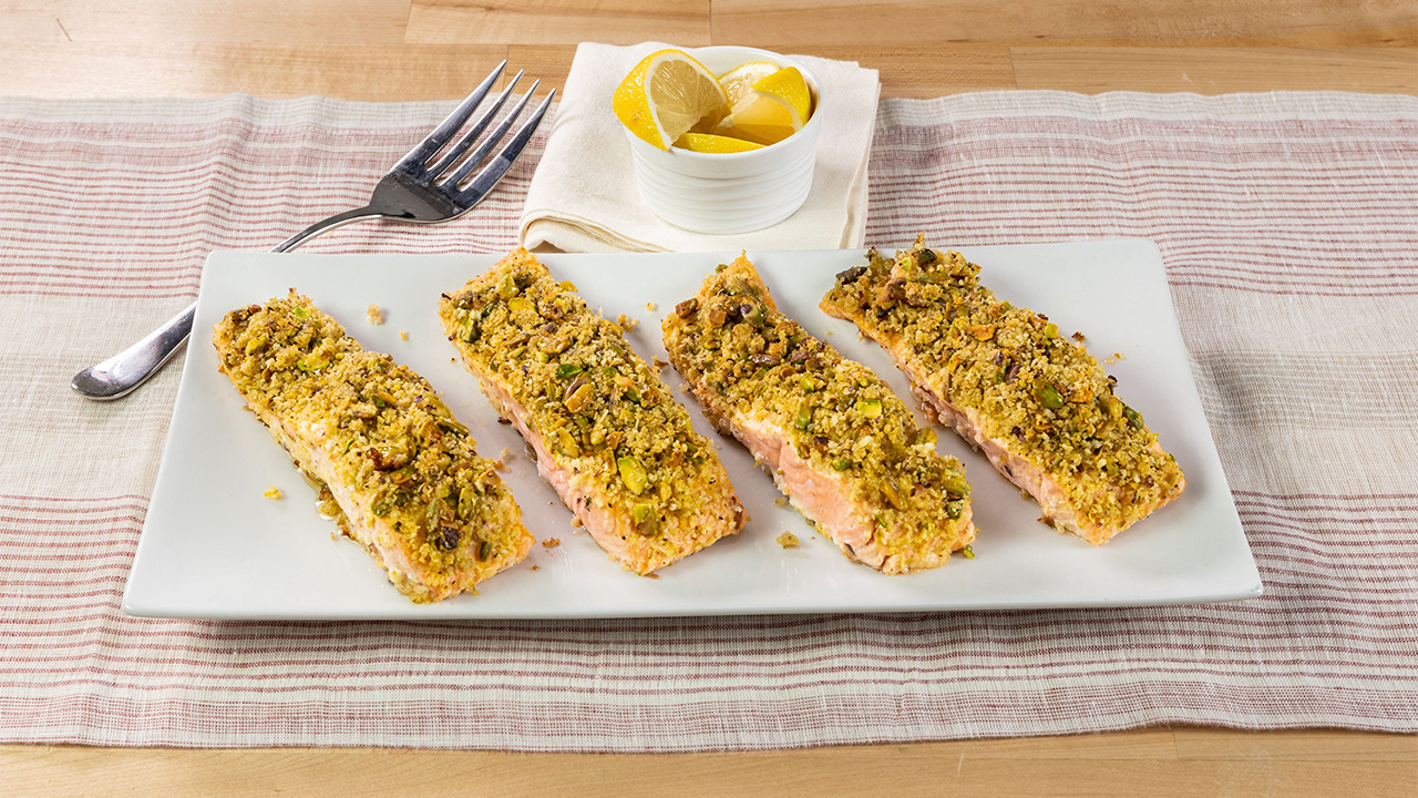 Pistachio-Crusted Salmon