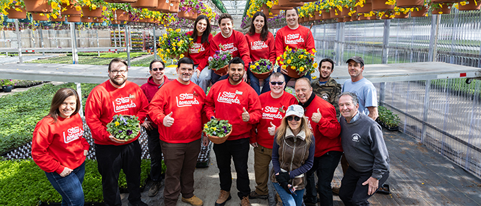 The Stew Leonard's Garden Team visits our growers.